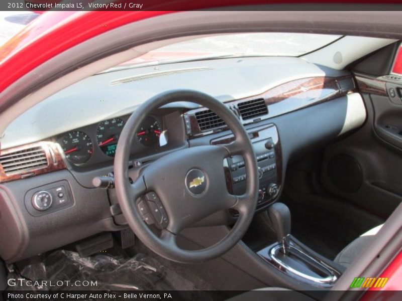Victory Red / Gray 2012 Chevrolet Impala LS