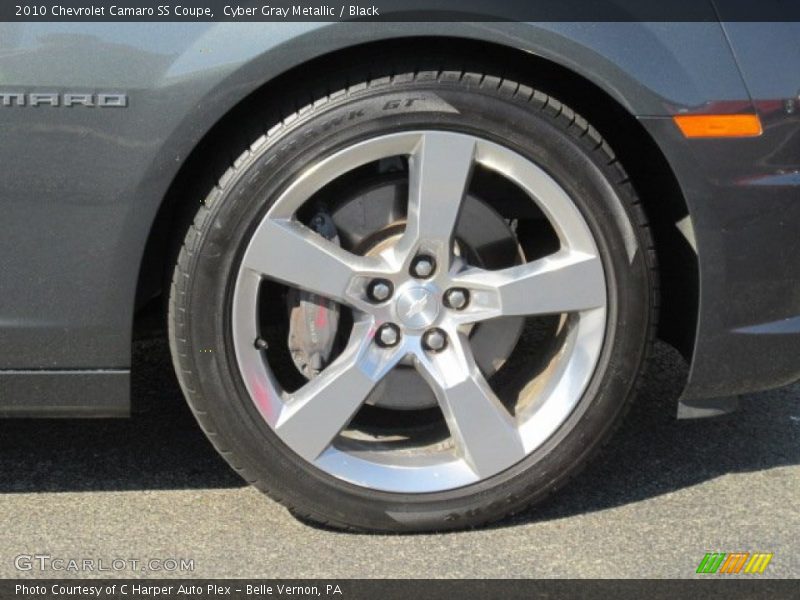 Cyber Gray Metallic / Black 2010 Chevrolet Camaro SS Coupe