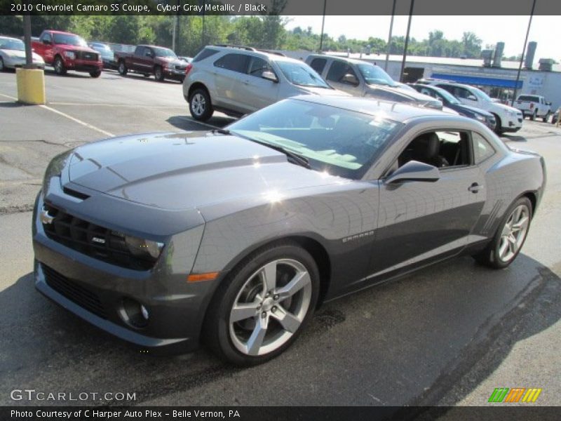 Cyber Gray Metallic / Black 2010 Chevrolet Camaro SS Coupe
