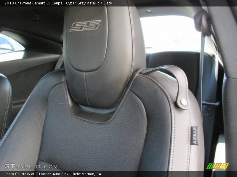 Cyber Gray Metallic / Black 2010 Chevrolet Camaro SS Coupe