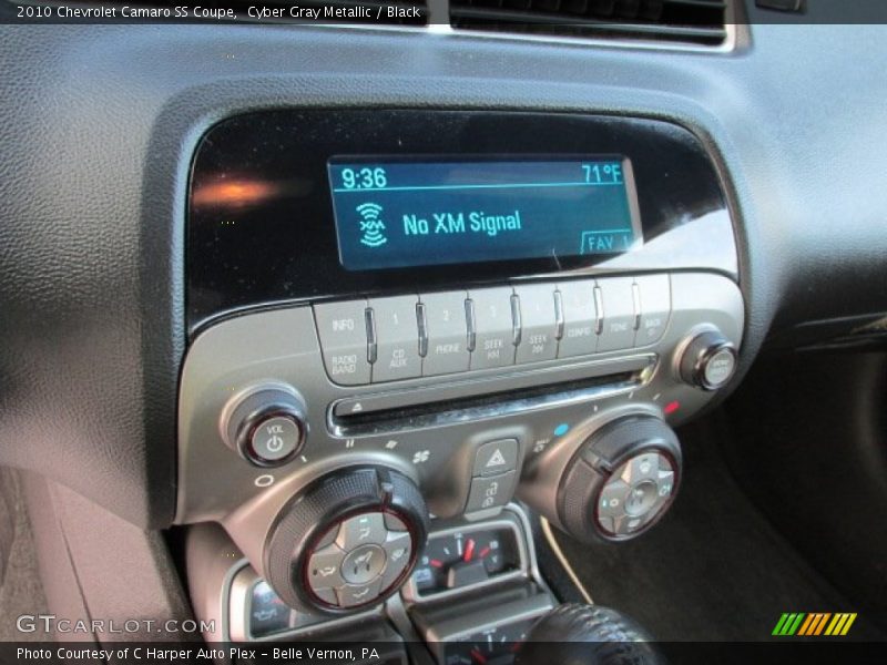 Cyber Gray Metallic / Black 2010 Chevrolet Camaro SS Coupe