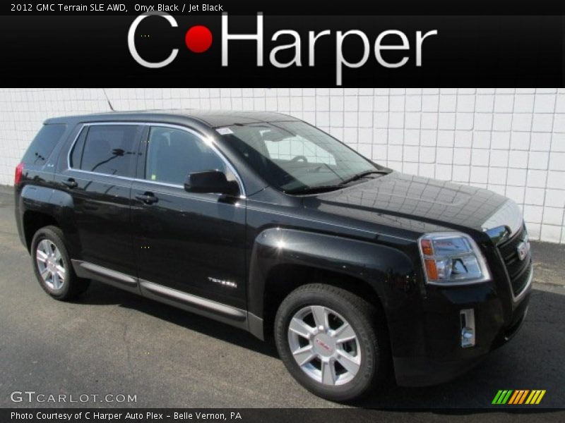 Onyx Black / Jet Black 2012 GMC Terrain SLE AWD