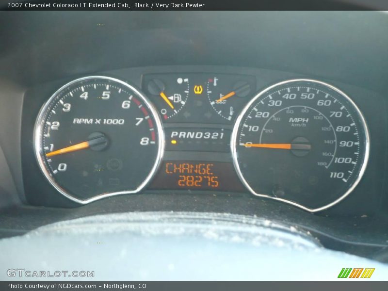 Black / Very Dark Pewter 2007 Chevrolet Colorado LT Extended Cab