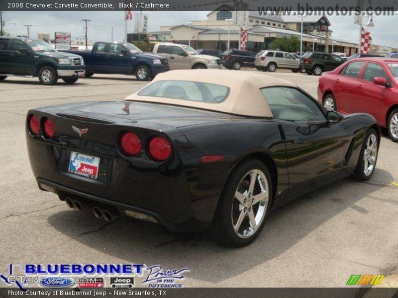 Black / Cashmere 2008 Chevrolet Corvette Convertible