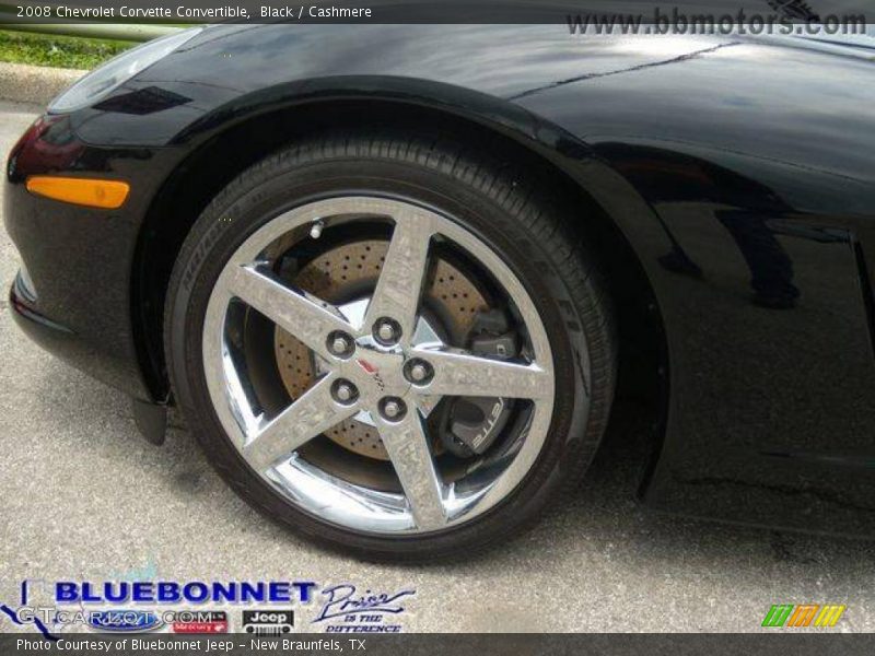 Black / Cashmere 2008 Chevrolet Corvette Convertible
