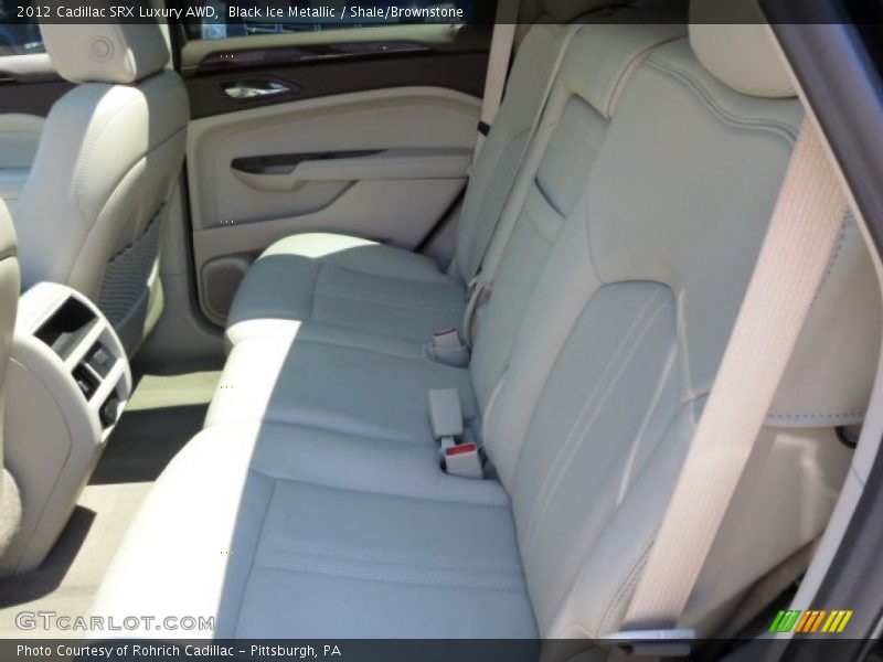 Black Ice Metallic / Shale/Brownstone 2012 Cadillac SRX Luxury AWD