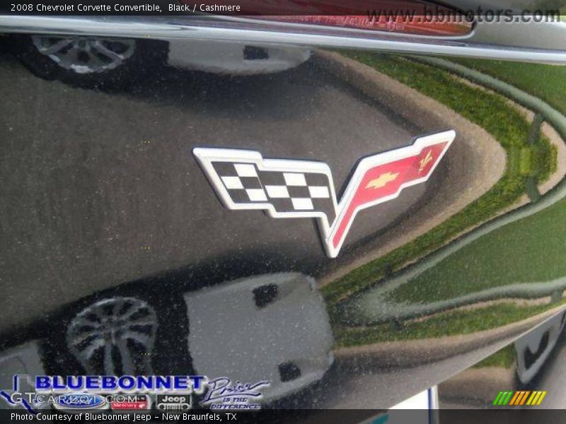 Black / Cashmere 2008 Chevrolet Corvette Convertible