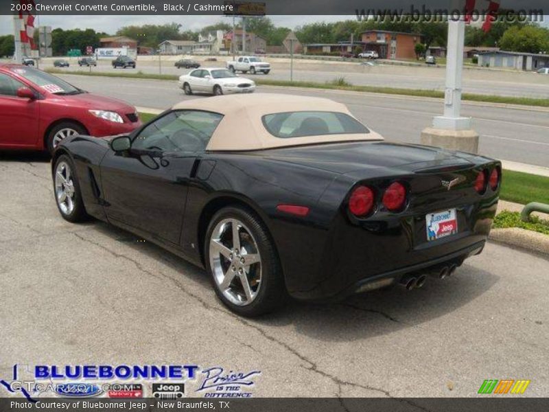 Black / Cashmere 2008 Chevrolet Corvette Convertible