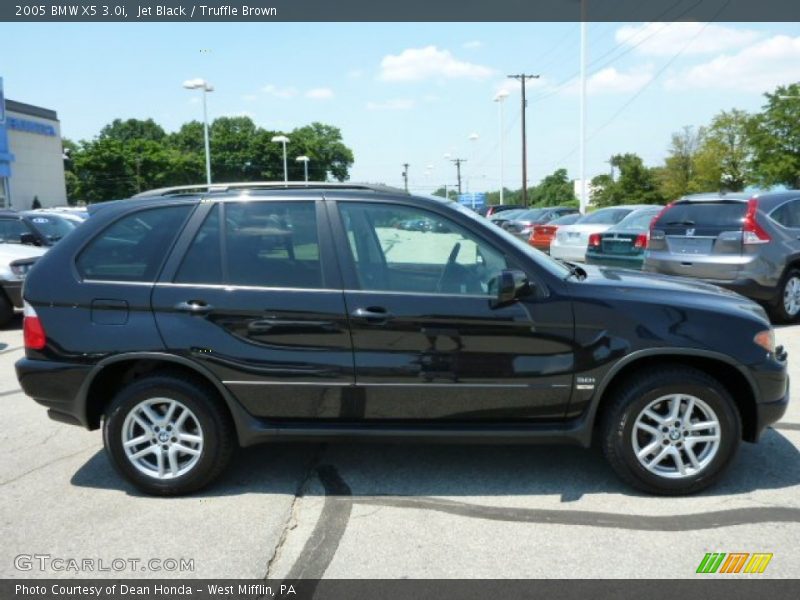 Jet Black / Truffle Brown 2005 BMW X5 3.0i