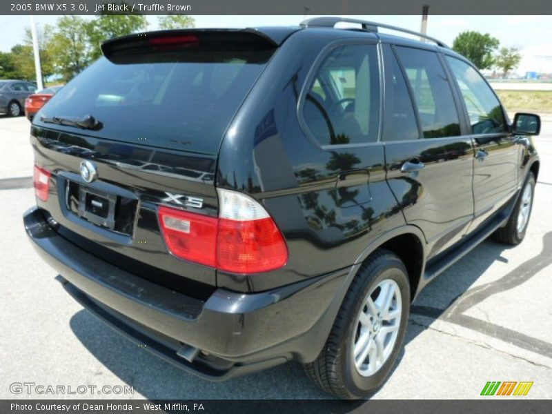 Jet Black / Truffle Brown 2005 BMW X5 3.0i