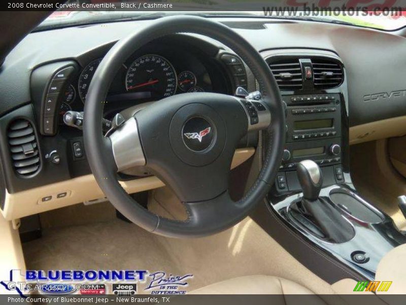 Black / Cashmere 2008 Chevrolet Corvette Convertible