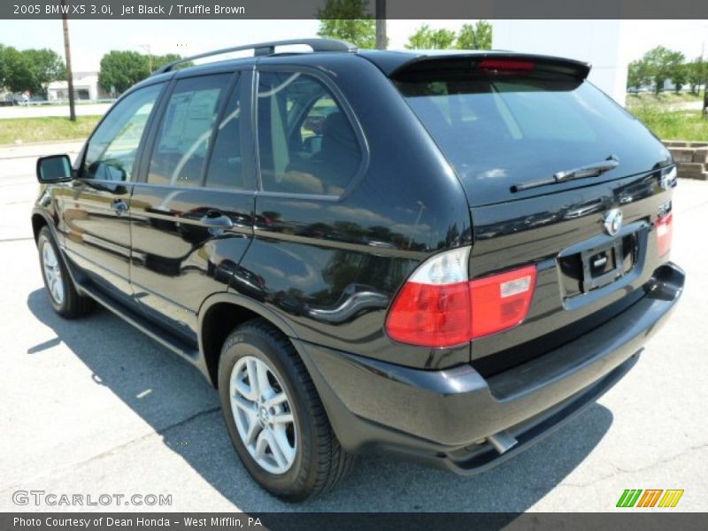 Jet Black / Truffle Brown 2005 BMW X5 3.0i