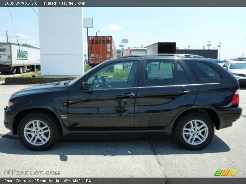 Jet Black / Truffle Brown 2005 BMW X5 3.0i