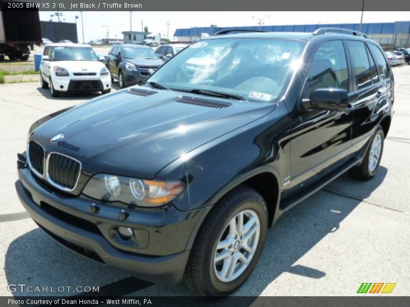 Jet Black / Truffle Brown 2005 BMW X5 3.0i