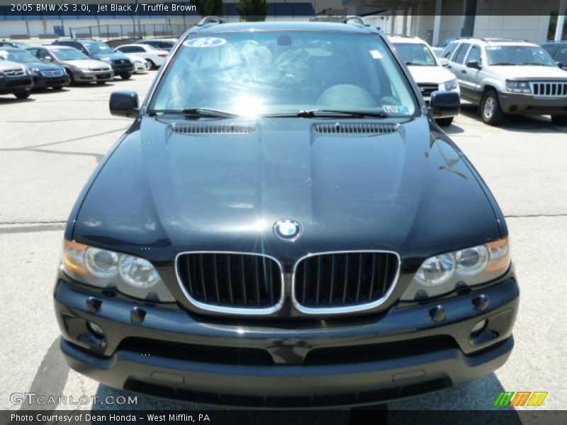 Jet Black / Truffle Brown 2005 BMW X5 3.0i