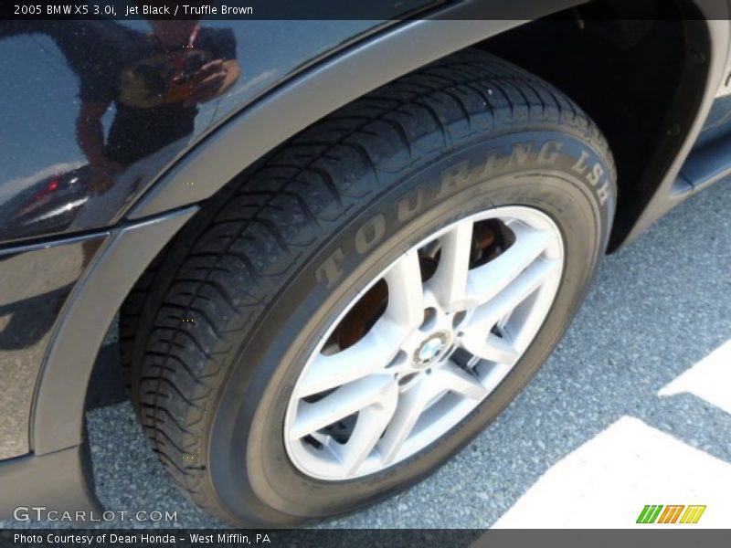 Jet Black / Truffle Brown 2005 BMW X5 3.0i