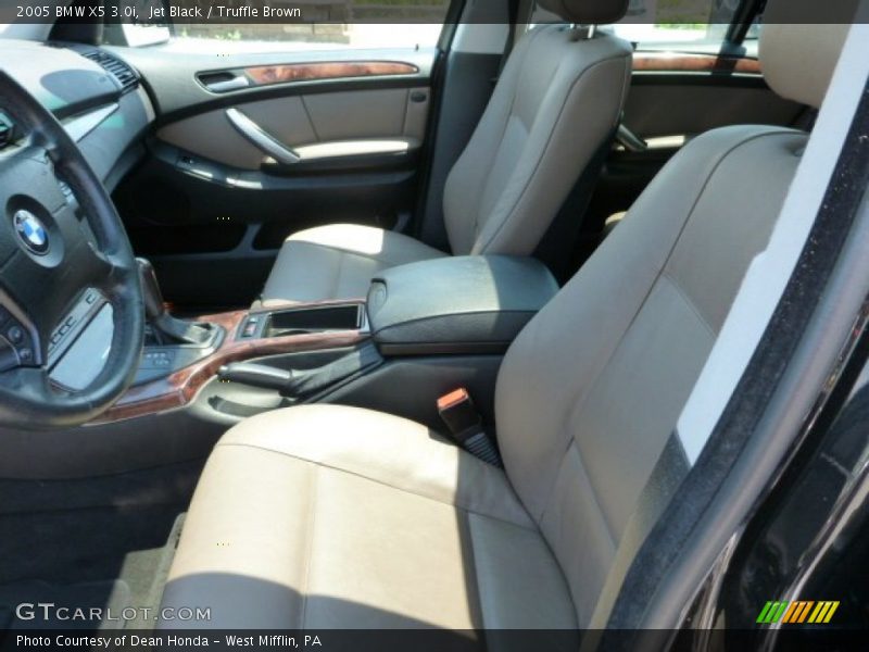 Jet Black / Truffle Brown 2005 BMW X5 3.0i