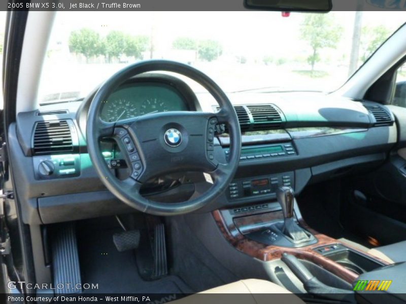 Jet Black / Truffle Brown 2005 BMW X5 3.0i