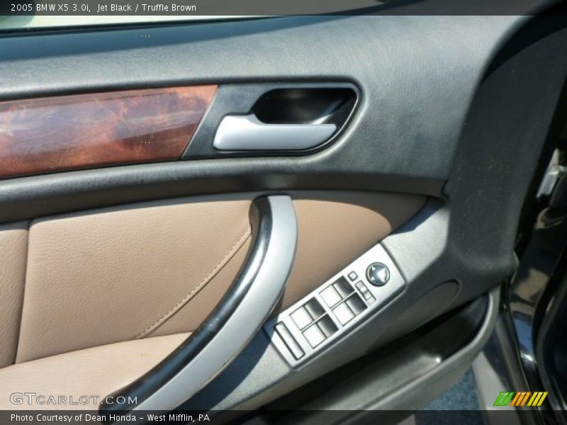 Jet Black / Truffle Brown 2005 BMW X5 3.0i