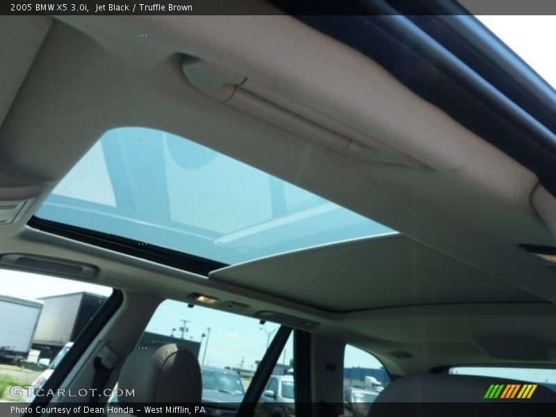 Jet Black / Truffle Brown 2005 BMW X5 3.0i