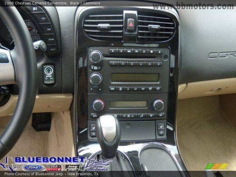 Black / Cashmere 2008 Chevrolet Corvette Convertible
