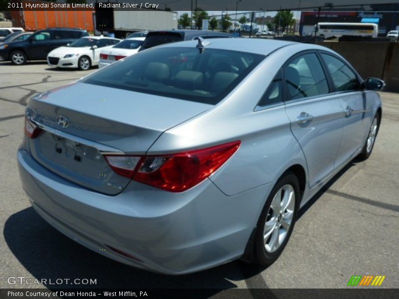 Radiant Silver / Gray 2011 Hyundai Sonata Limited