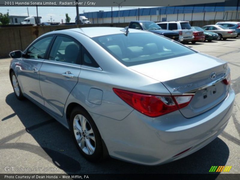 Radiant Silver / Gray 2011 Hyundai Sonata Limited