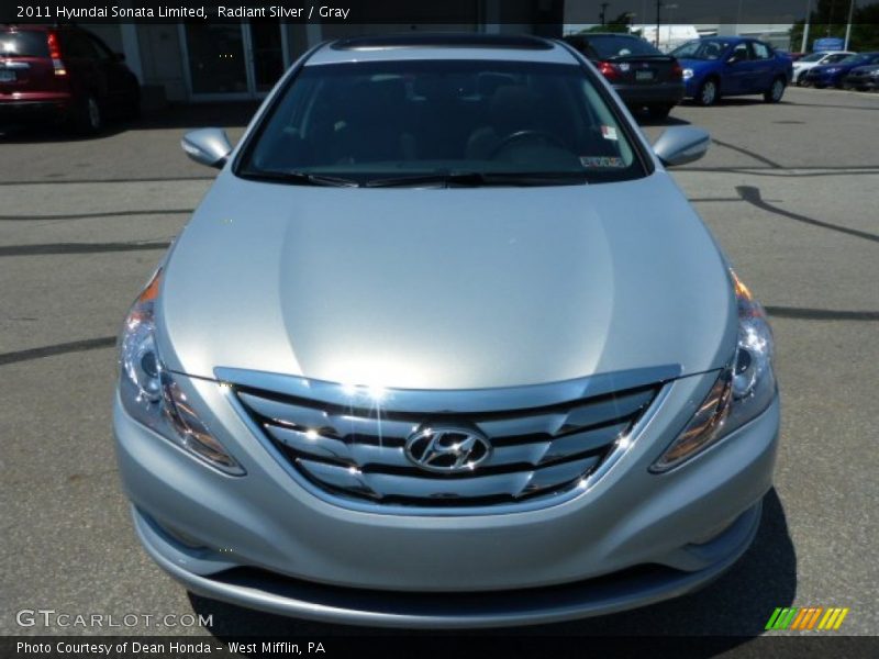 Radiant Silver / Gray 2011 Hyundai Sonata Limited