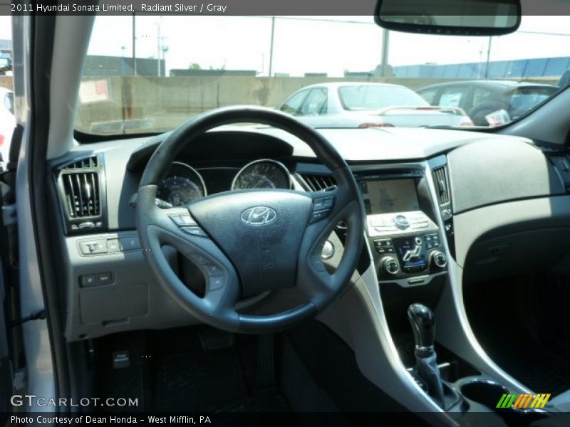 Radiant Silver / Gray 2011 Hyundai Sonata Limited