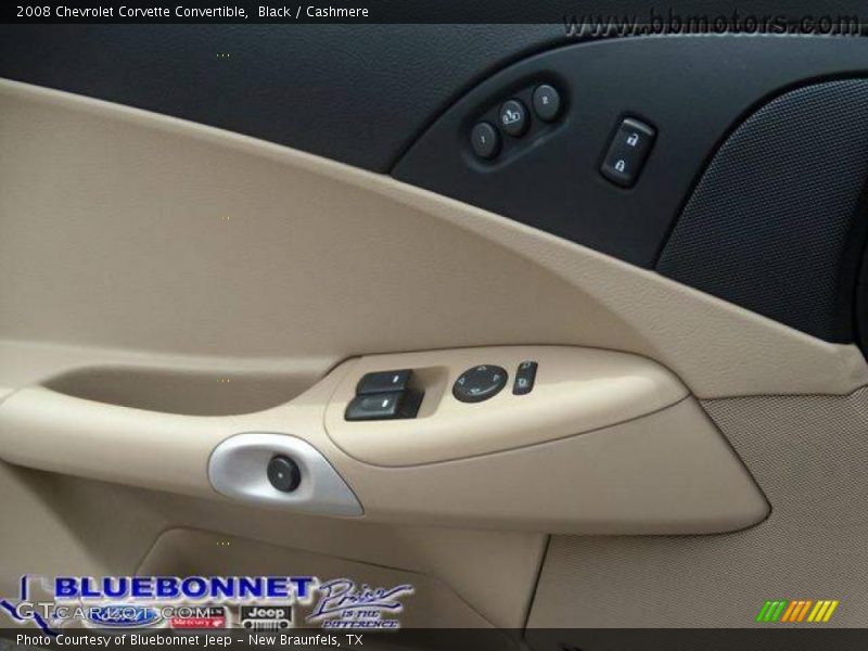 Black / Cashmere 2008 Chevrolet Corvette Convertible