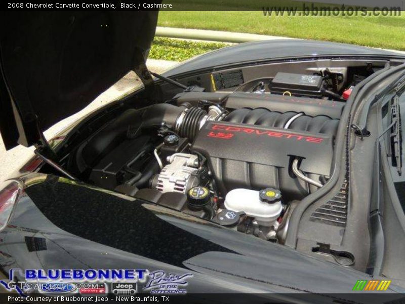 Black / Cashmere 2008 Chevrolet Corvette Convertible