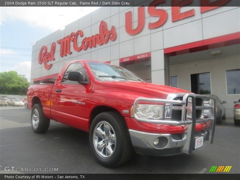 Flame Red / Dark Slate Gray 2004 Dodge Ram 1500 SLT Regular Cab