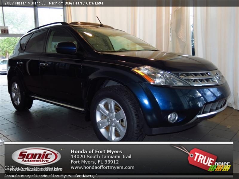 Midnight Blue Pearl / Cafe Latte 2007 Nissan Murano SL
