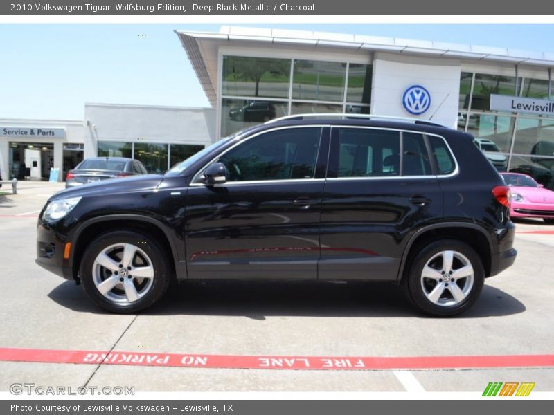Deep Black Metallic / Charcoal 2010 Volkswagen Tiguan Wolfsburg Edition