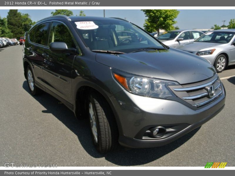 Polished Metal Metallic / Gray 2012 Honda CR-V EX-L