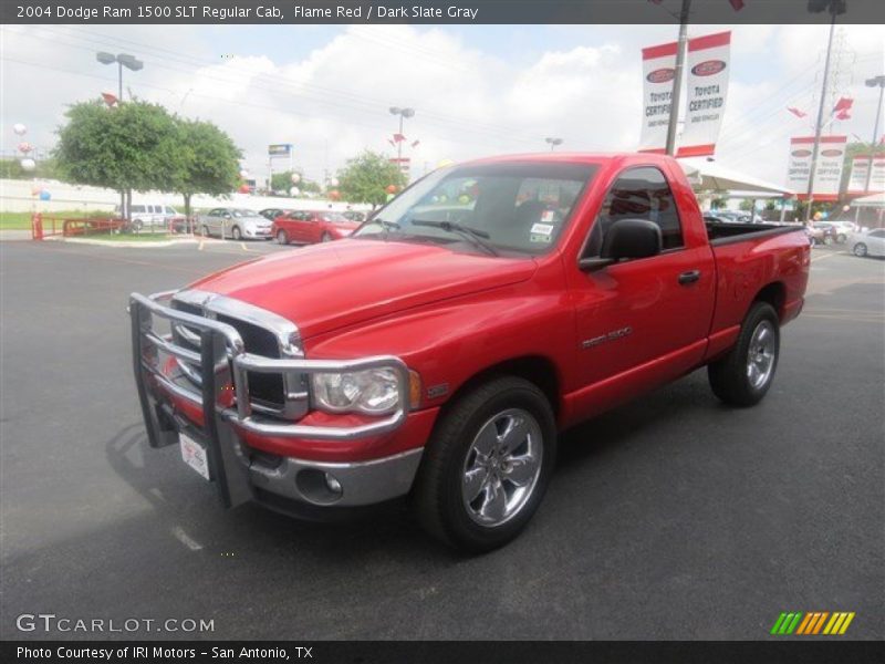 Flame Red / Dark Slate Gray 2004 Dodge Ram 1500 SLT Regular Cab