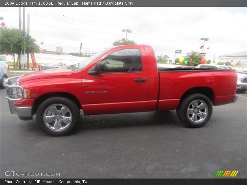 Flame Red / Dark Slate Gray 2004 Dodge Ram 1500 SLT Regular Cab
