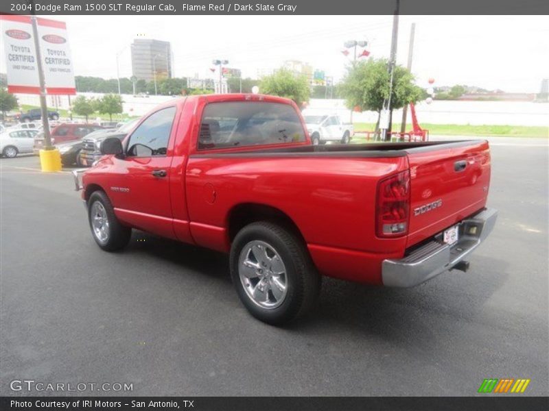 Flame Red / Dark Slate Gray 2004 Dodge Ram 1500 SLT Regular Cab