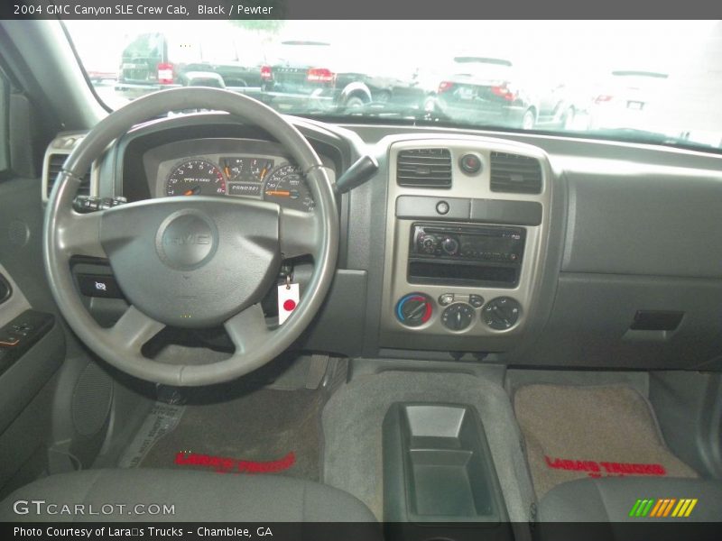 Black / Pewter 2004 GMC Canyon SLE Crew Cab