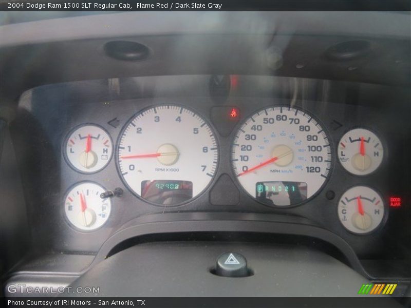 Flame Red / Dark Slate Gray 2004 Dodge Ram 1500 SLT Regular Cab