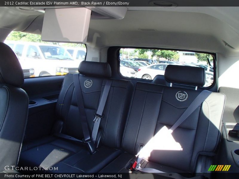 Black Raven / Ebony/Ebony 2012 Cadillac Escalade ESV Platinum AWD