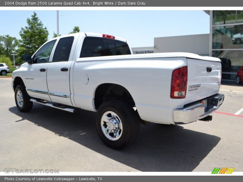 Bright White / Dark Slate Gray 2004 Dodge Ram 2500 Laramie Quad Cab 4x4