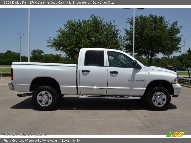 Bright White / Dark Slate Gray 2004 Dodge Ram 2500 Laramie Quad Cab 4x4