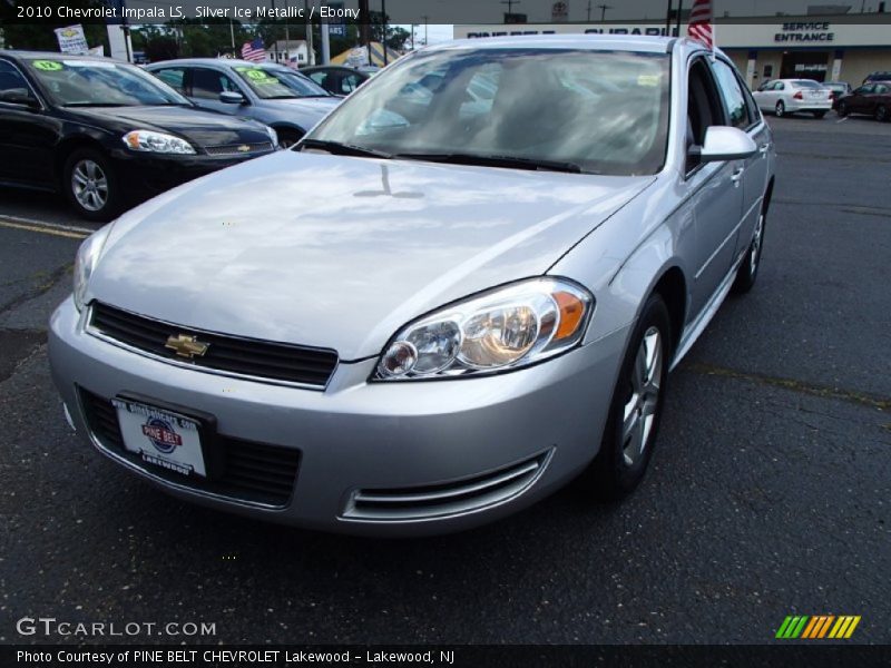 Silver Ice Metallic / Ebony 2010 Chevrolet Impala LS