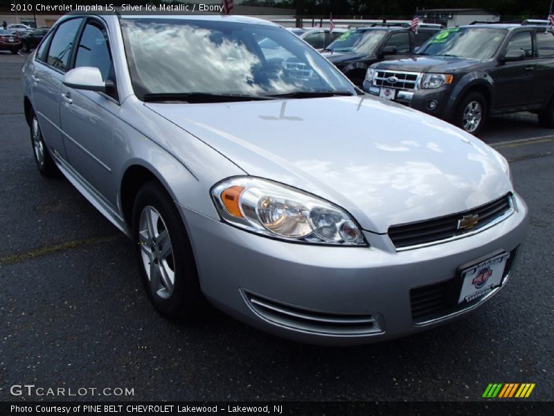 Silver Ice Metallic / Ebony 2010 Chevrolet Impala LS