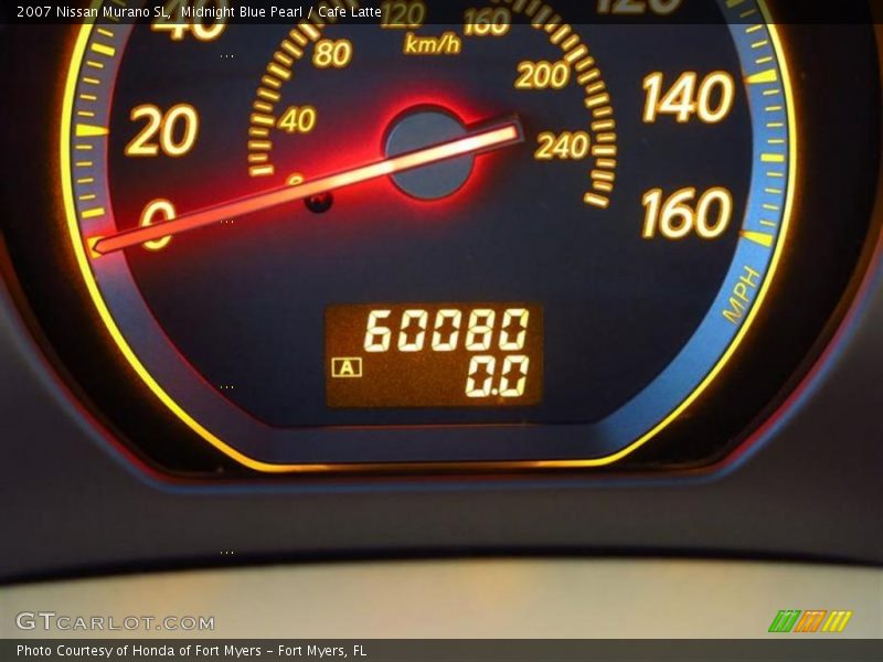 Midnight Blue Pearl / Cafe Latte 2007 Nissan Murano SL