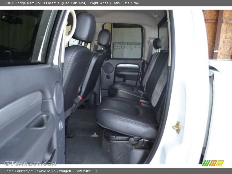 Bright White / Dark Slate Gray 2004 Dodge Ram 2500 Laramie Quad Cab 4x4