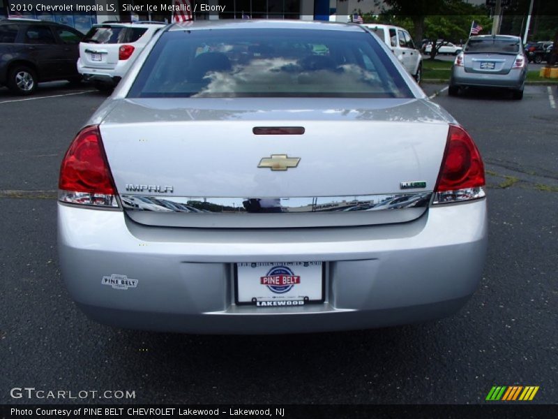 Silver Ice Metallic / Ebony 2010 Chevrolet Impala LS