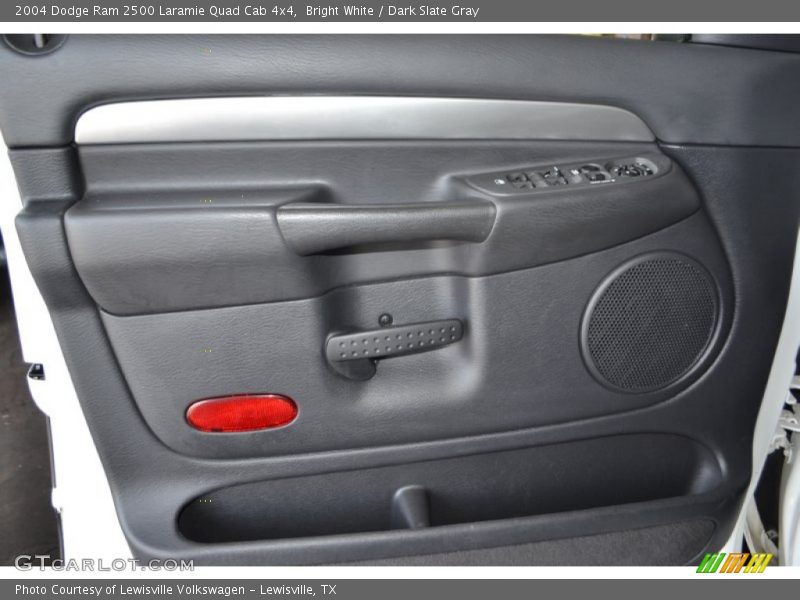 Bright White / Dark Slate Gray 2004 Dodge Ram 2500 Laramie Quad Cab 4x4