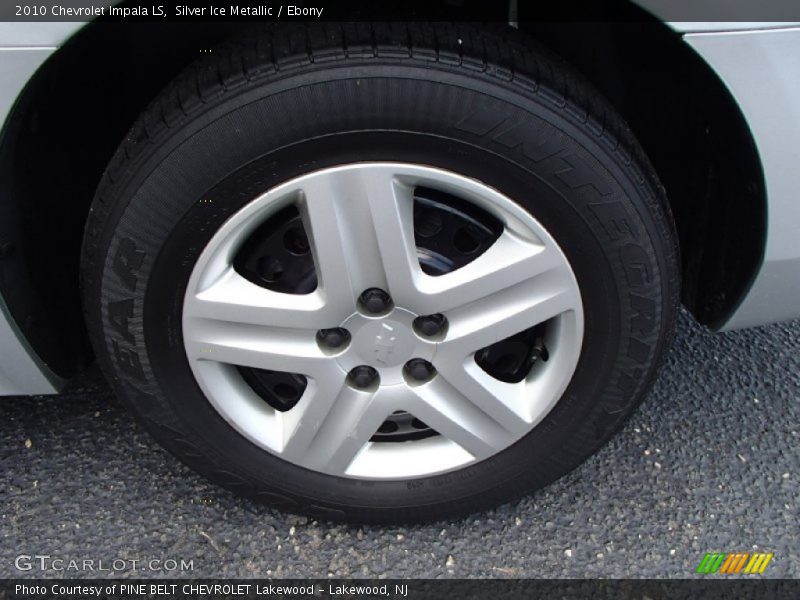 Silver Ice Metallic / Ebony 2010 Chevrolet Impala LS